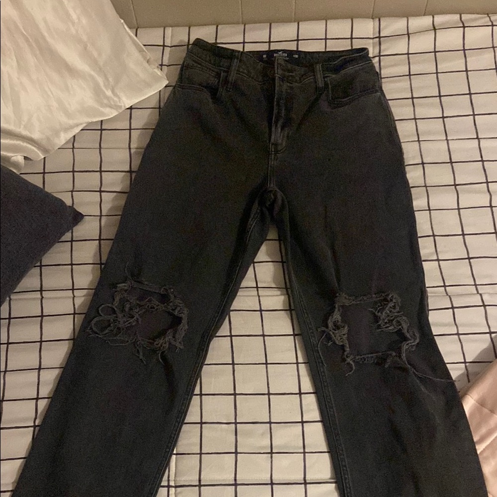 Hollister Black Boyfriend Jeans